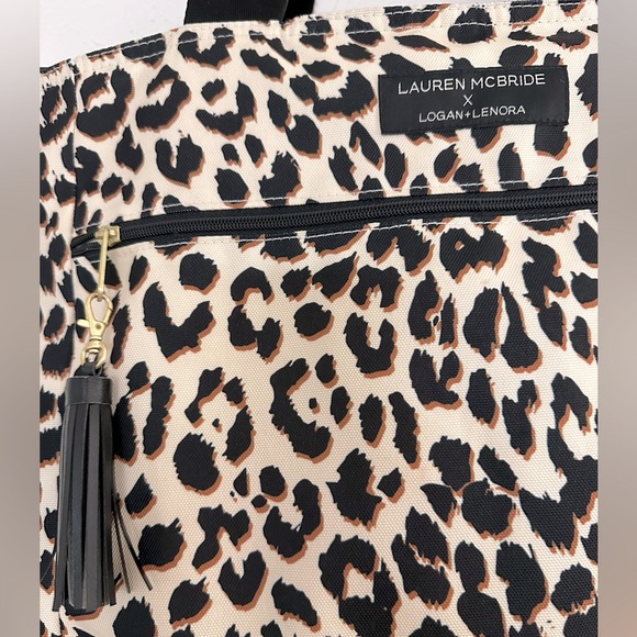 Logan+Lenora x Lauren McBride Leopard Daytripper Tote- Canvelle - Picture 2 of 4